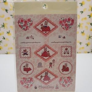 Vintage 1992 Sanrio Marron Cream Sticker Set